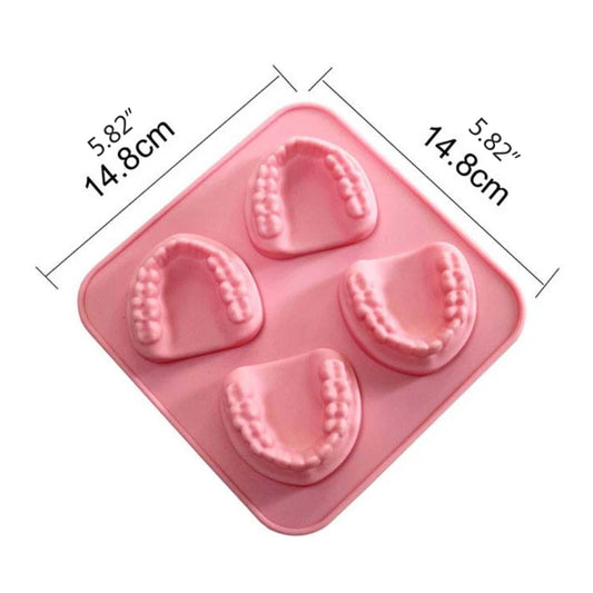 Denture Teeth Shaped Ice Cube Mould