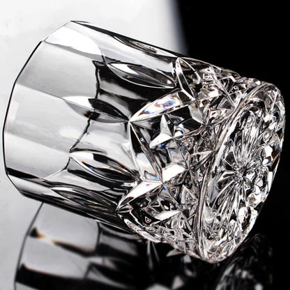 2pcs/1pcs Whiskey Cup Crystal Glass 230ml