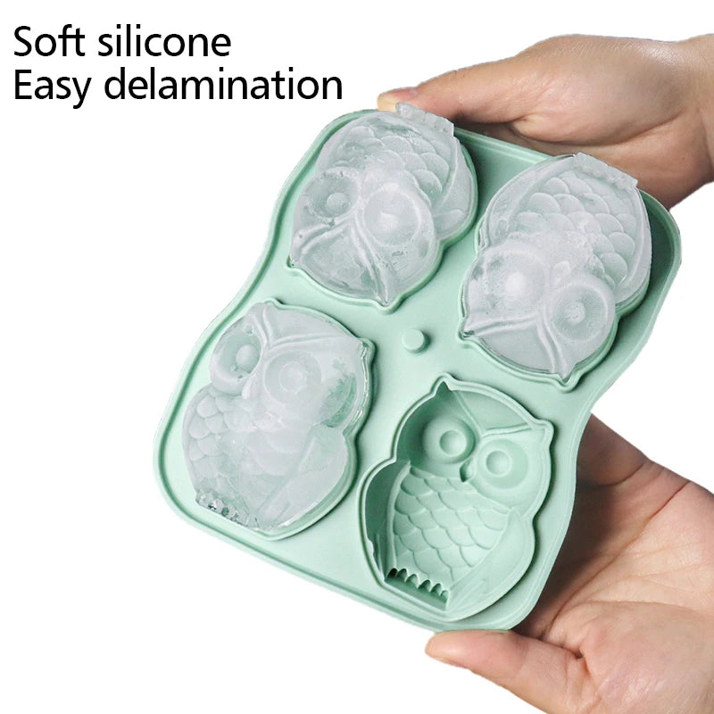 3D Owl Novelty Ice Cube Mould