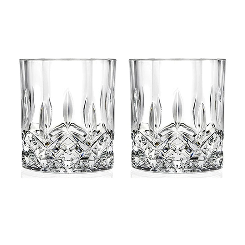 2pcs/1pcs Whiskey Cup Crystal Glass 230ml