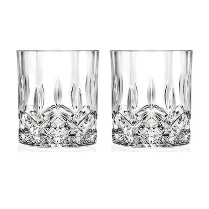 2pcs/1pcs Whiskey Cup Crystal Glass 230ml