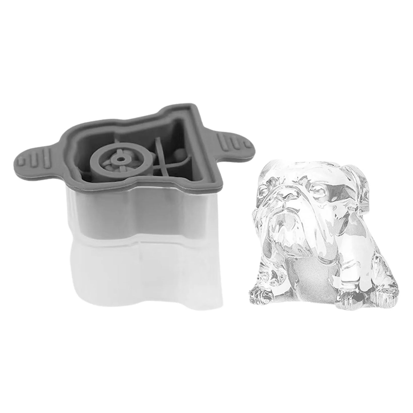 3D Bulldog Ice Cube Mould