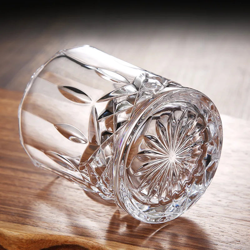 2pcs/1pcs Whiskey Cup Crystal Glass 230ml