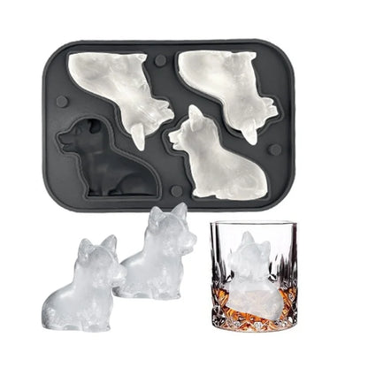 3D Corgi Dog Ice Cube Mould