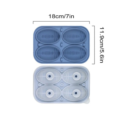 Sports 3D Novelty Ice Moulds (Basketball, Football, Soccer)