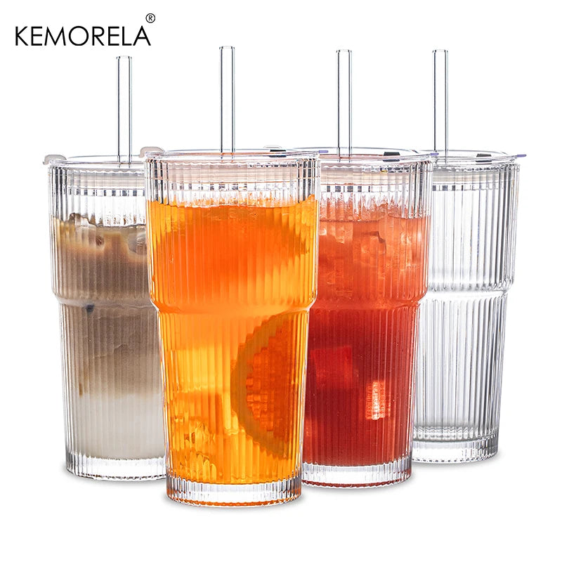 600ML Glass Tumbler with Cover