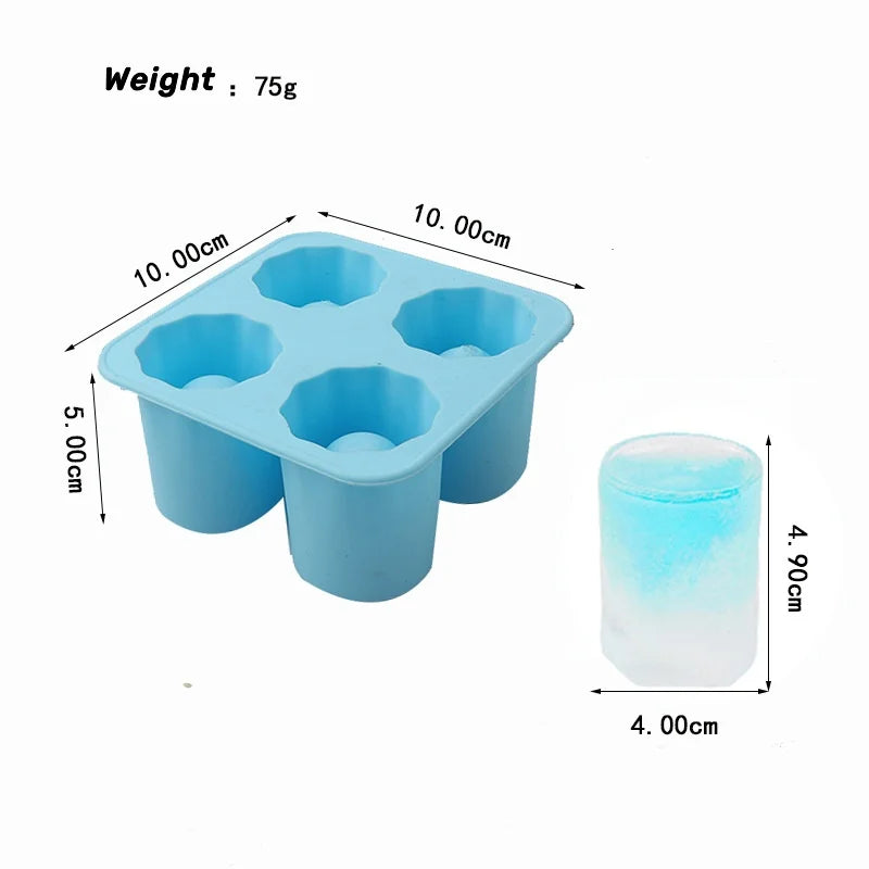 Ice Mould Shot Glasses