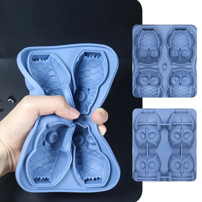 3D Owl Novelty Ice Cube Mould