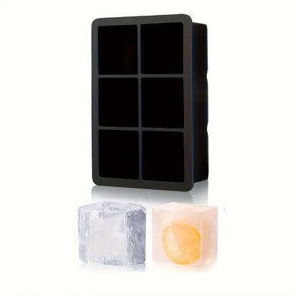 6-Grid Ice Silicone Cube & Sphere Moulds