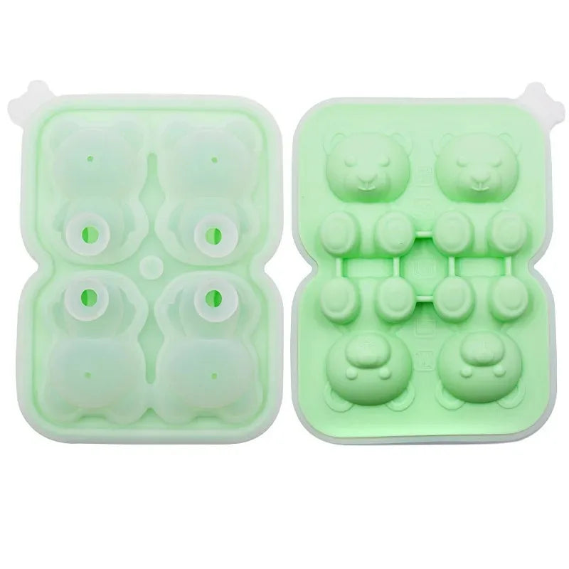 3D Bear Ice Cube Mould