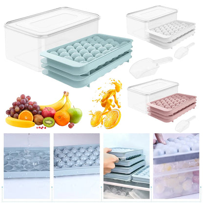 Ice Ball Maker Moulds with Storage Box