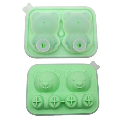 3D Bear Ice Cube Mould