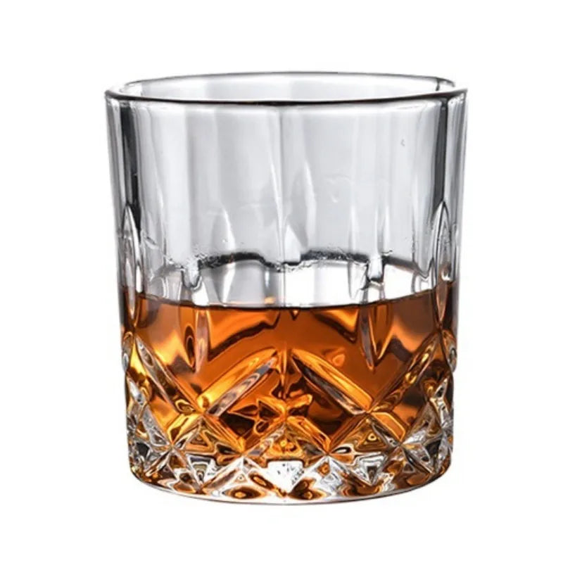 2pcs/1pcs Whiskey Cup Crystal Glass 230ml