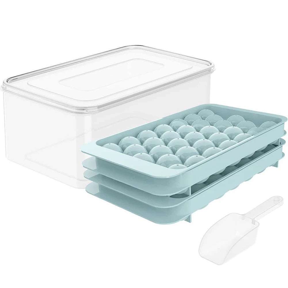 Ice Ball Maker Moulds with Storage Box