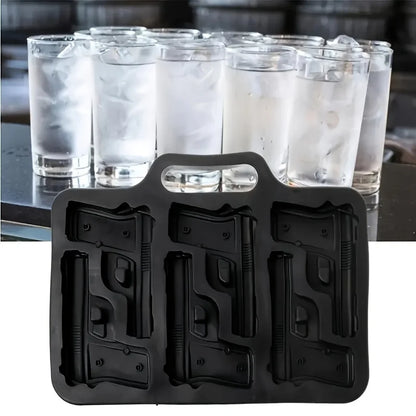 Gun-Shaped Novelty Ice Cube Mould