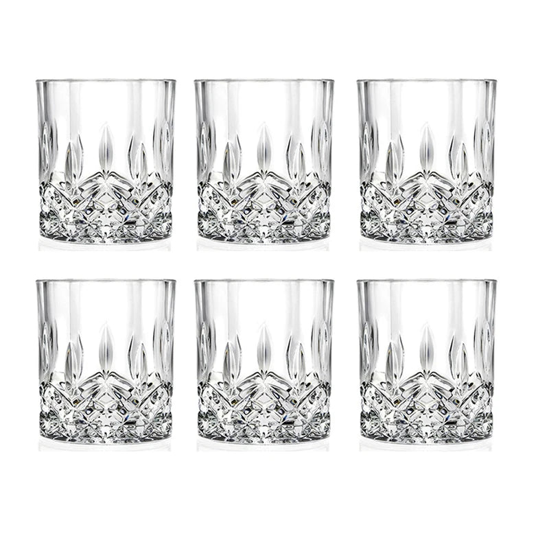 2pcs/1pcs Whiskey Cup Crystal Glass 230ml