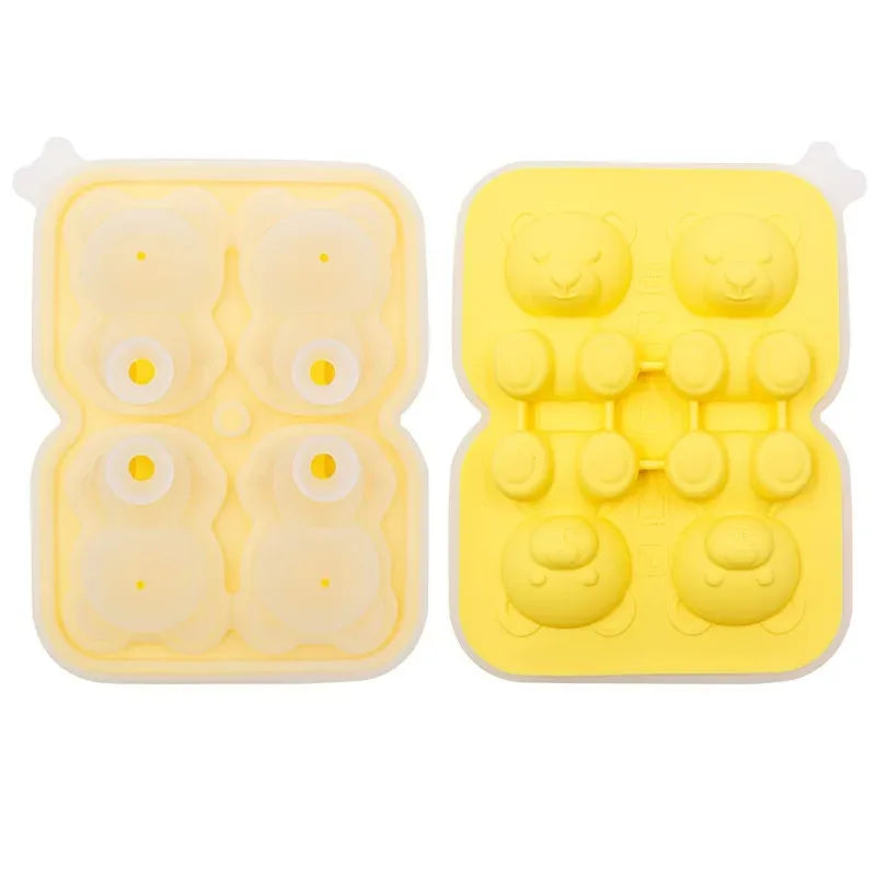 3D Bear Ice Cube Mould