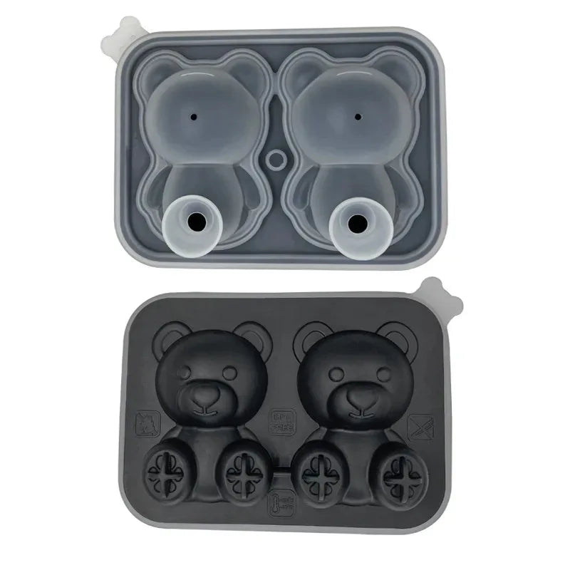 3D Bear Ice Cube Mould