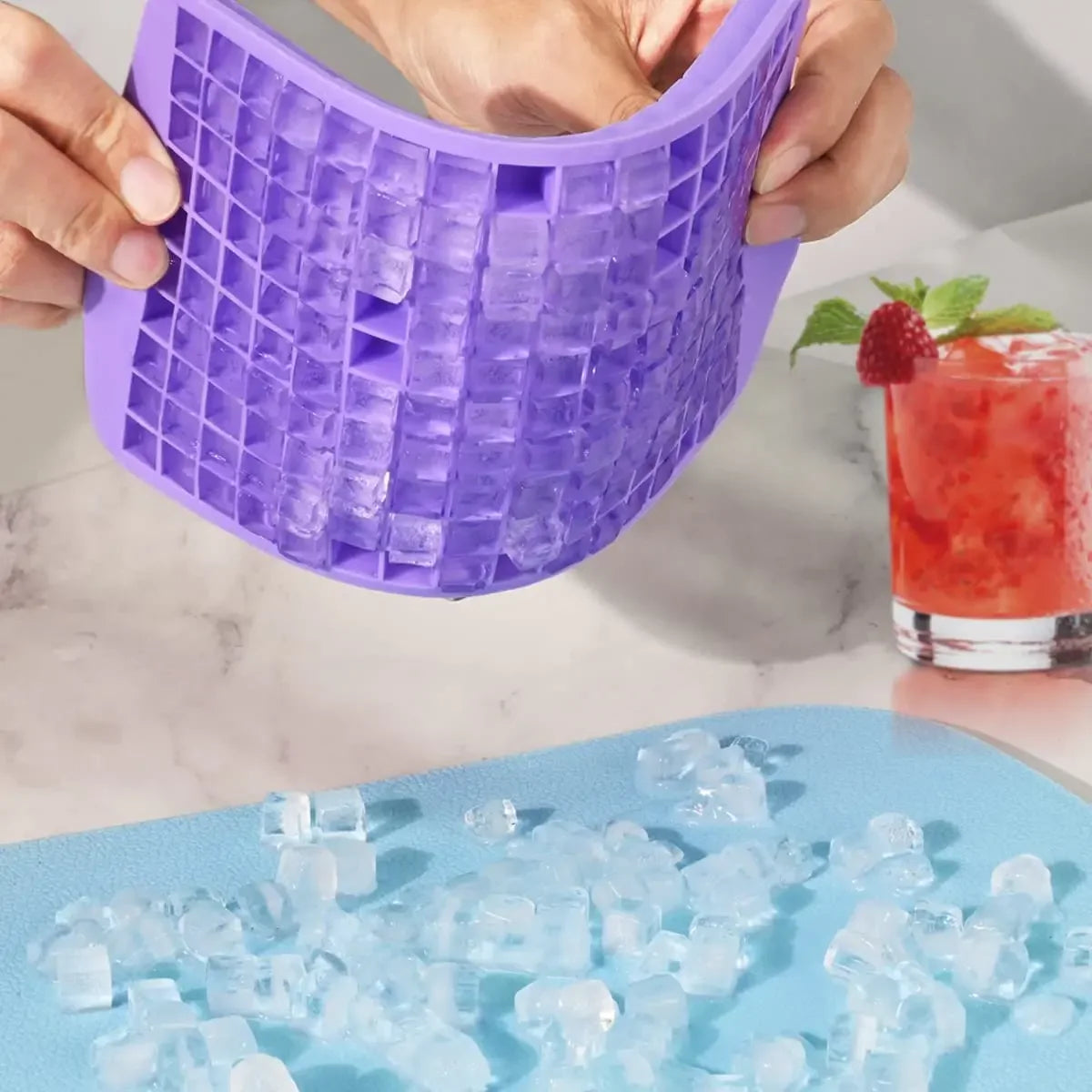 160 Grid Mini Silicone Ice Tray