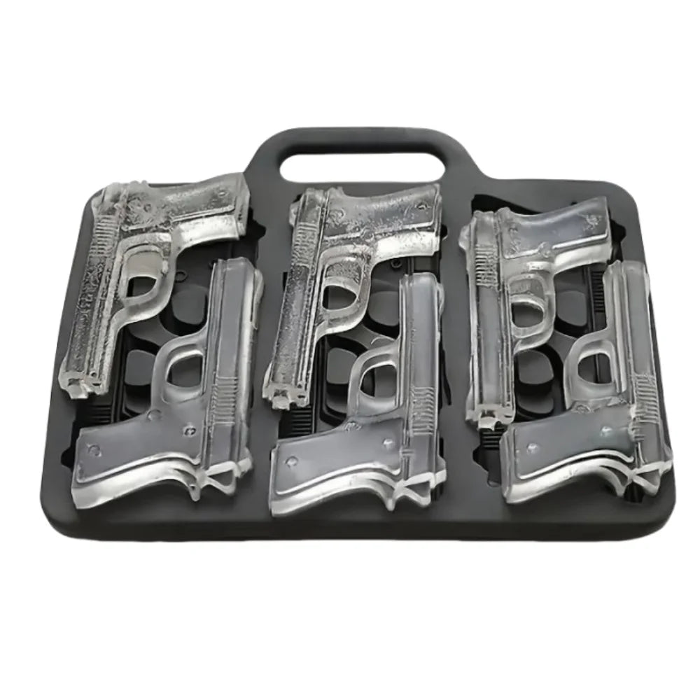 Gun-Shaped Novelty Ice Cube Mould