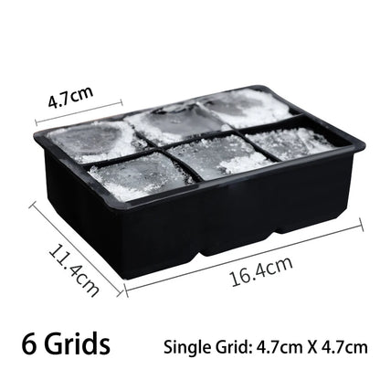 4/6/8/15 Grid Big Ice Tray Mould