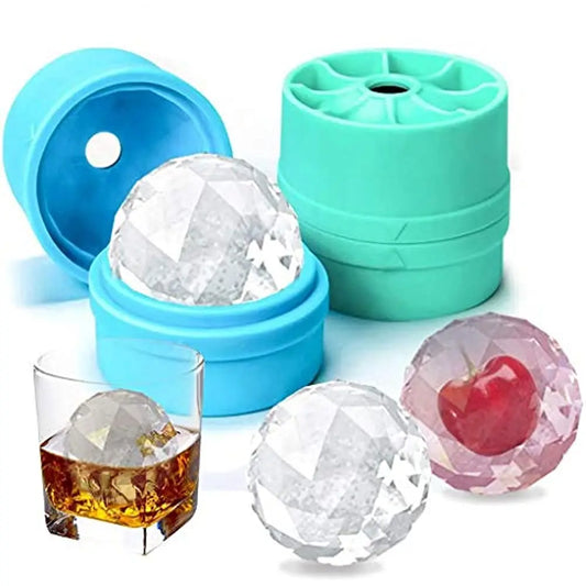 2 Pack Ice Cube Diamond Ball Mould