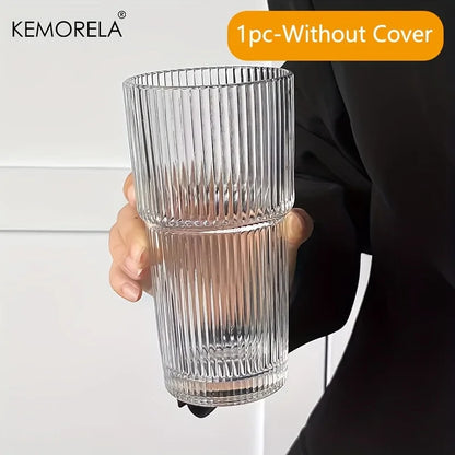 600ML Glass Tumbler with Cover