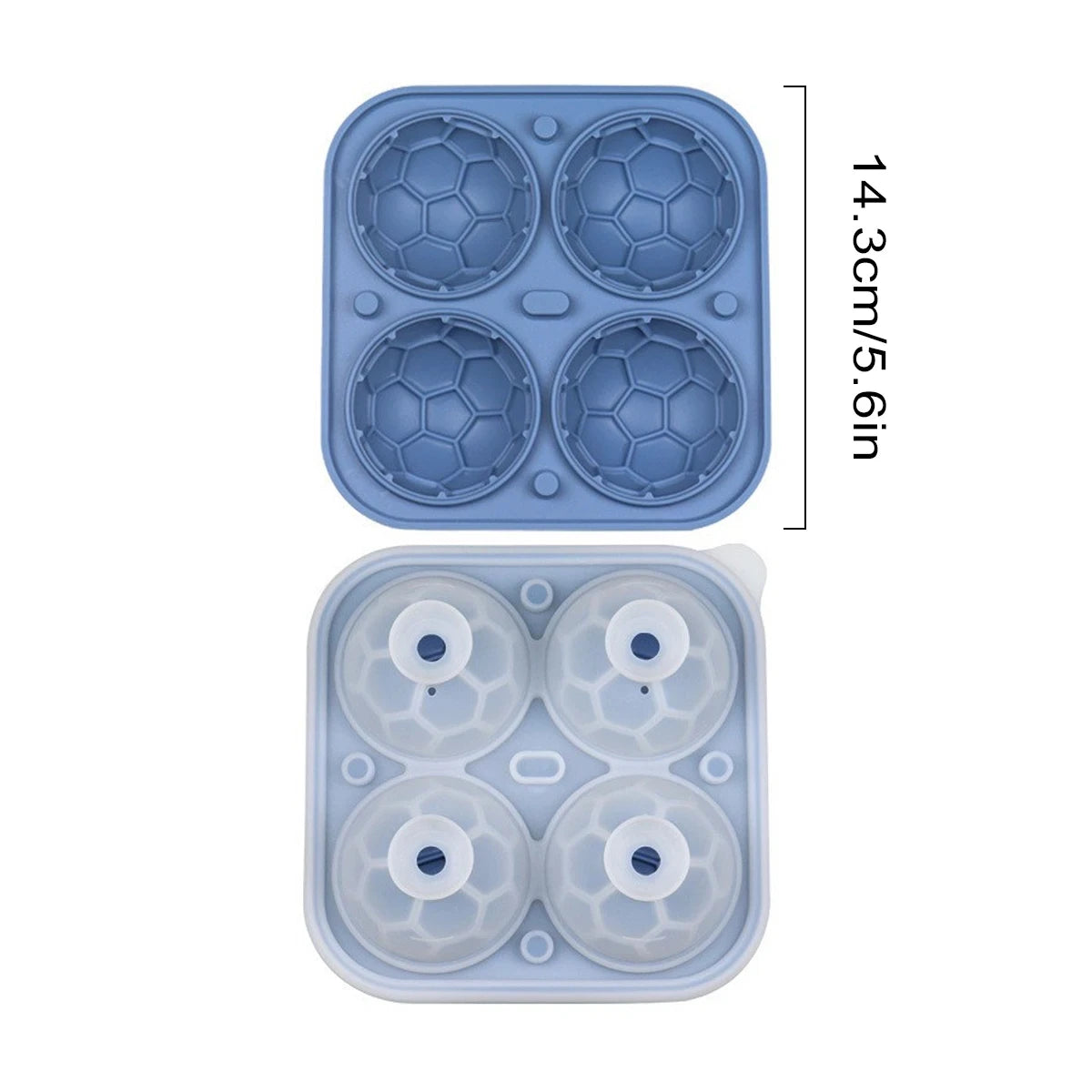 Sports 3D Novelty Ice Moulds (Basketball, Football, Soccer)