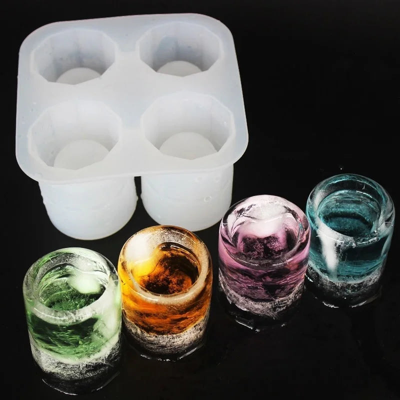 Ice Mould Shot Glasses