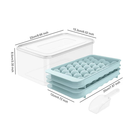 Ice Ball Maker Moulds with Storage Box