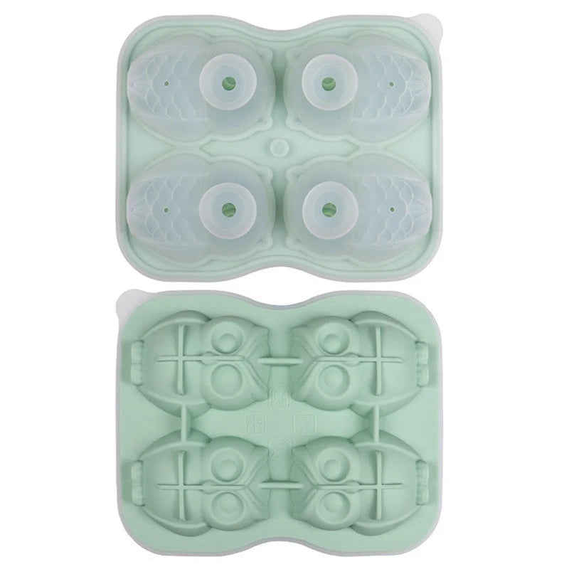 3D Owl Novelty Ice Cube Mould