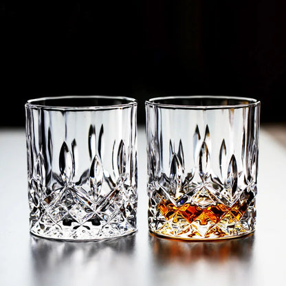 2pcs/1pcs Whiskey Cup Crystal Glass 230ml