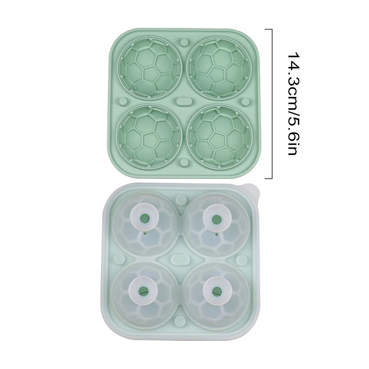 Sports 3D Novelty Ice Moulds (Basketball, Football, Soccer)